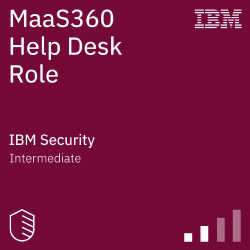 MaaS360 Help Desk Role