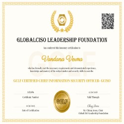 GCLF Certified Chief Information Security Officer - GCISO