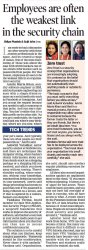 Times of India - It’s crucial for youngsters to be cyber aware: Experts