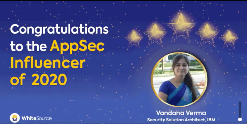 AppSec Influencer of 2020 Award