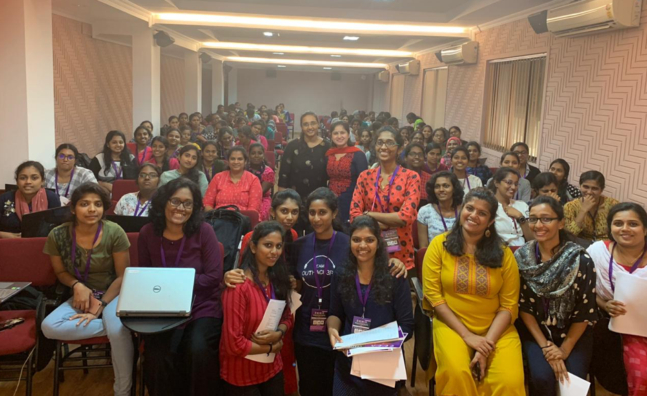 Trained over 200 girls at St. Theresa’s College, Kerala