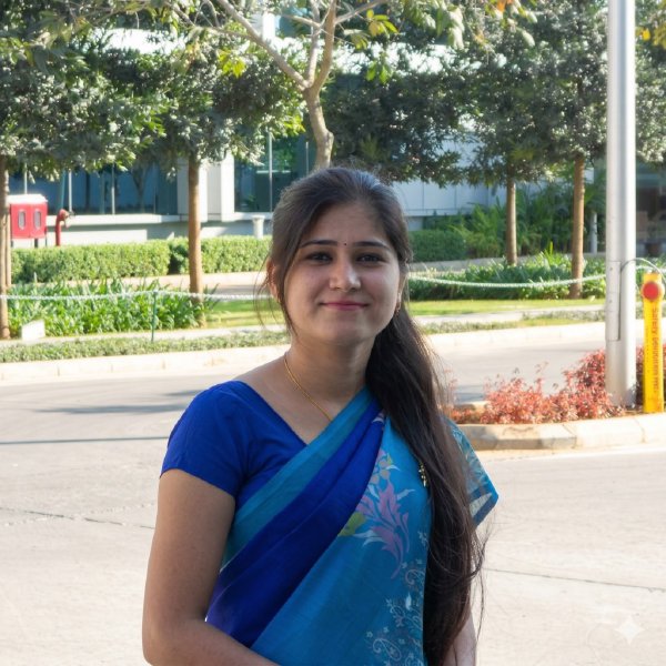 Outdoor Portrait — Blue Sari