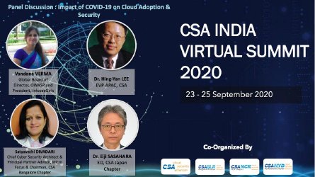 CSA Summit 2020 - Impact of COVID-19 on Cloud Adoption & Security