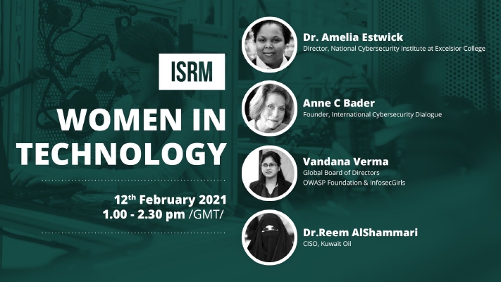 ISRM 2021 - Global Roundtable hosted by the ISRM Women in Security Sisterhood group.
