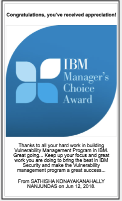 Manager Choice Award - IBM