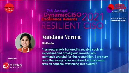 7th Annual DynamicCISO Excellence Award Resilient CISO