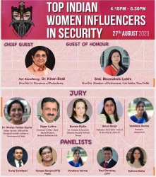 Judge and Jury for Top 20 Indian Women Influencers in Security 2020