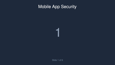 Mobile Application Security: Beyond the Basics
